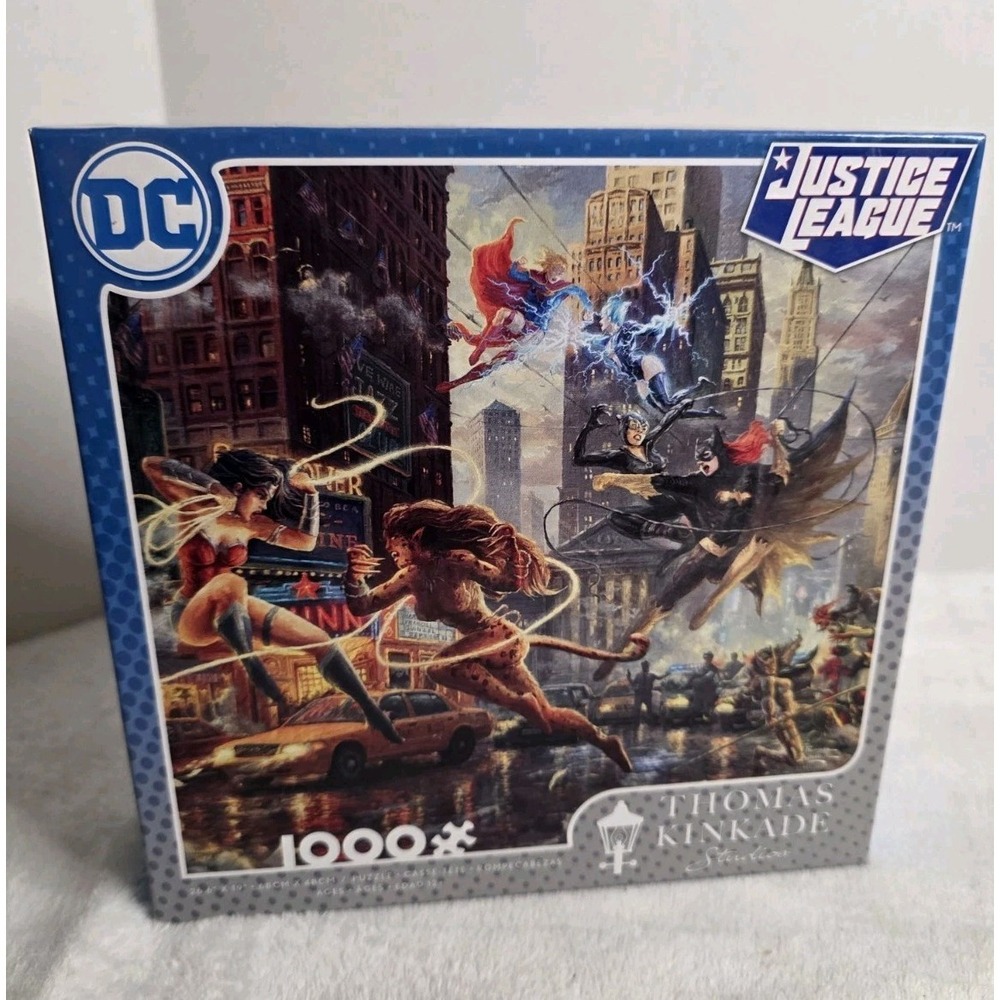 Puzzle DC Comics Justice League Women of DC‎ by Thomas Kinkade 1000pcs. New
